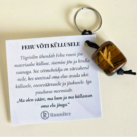 Fehu ruunivõtmehoidja - Tiigrisilm